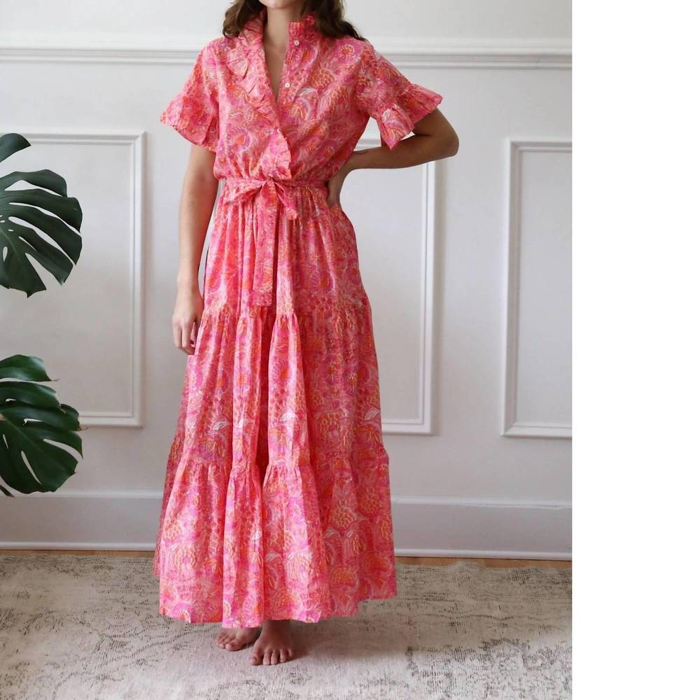 hot pink long dresses Chic A-line Off-the-shoulder Prom Evening Formal – SELINADRESS Size:17.5 36/37 Studio Lace Button-Front Dress sticker:new-arrival:2026-08-20:2026-08-27 Full Length Back
